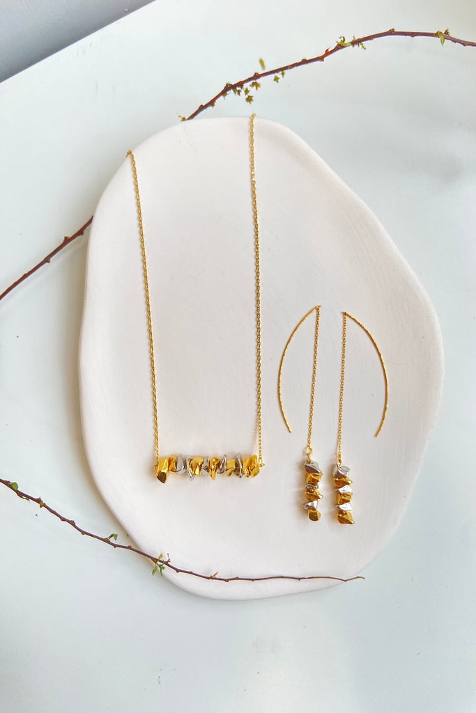 Twelve Stones Set | Necklace & Earrings (Limited Edition)