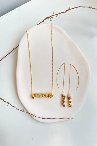Twelve Stones Set | Necklace & Earrings (Limited Edition)